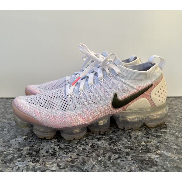 Nike Air Vapormax Flyknit 2 Hydrogen White/Pink (942842-102) Men’s Size 8.5 main image 7
